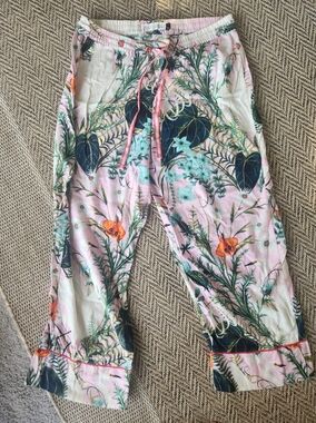 Anthrpologie Flannel Pj Bottoms